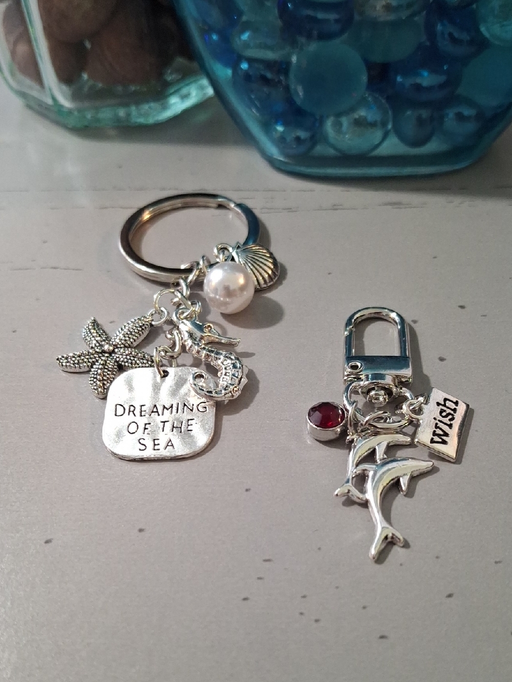 Sea Charm Keychain/Bag Charm Set